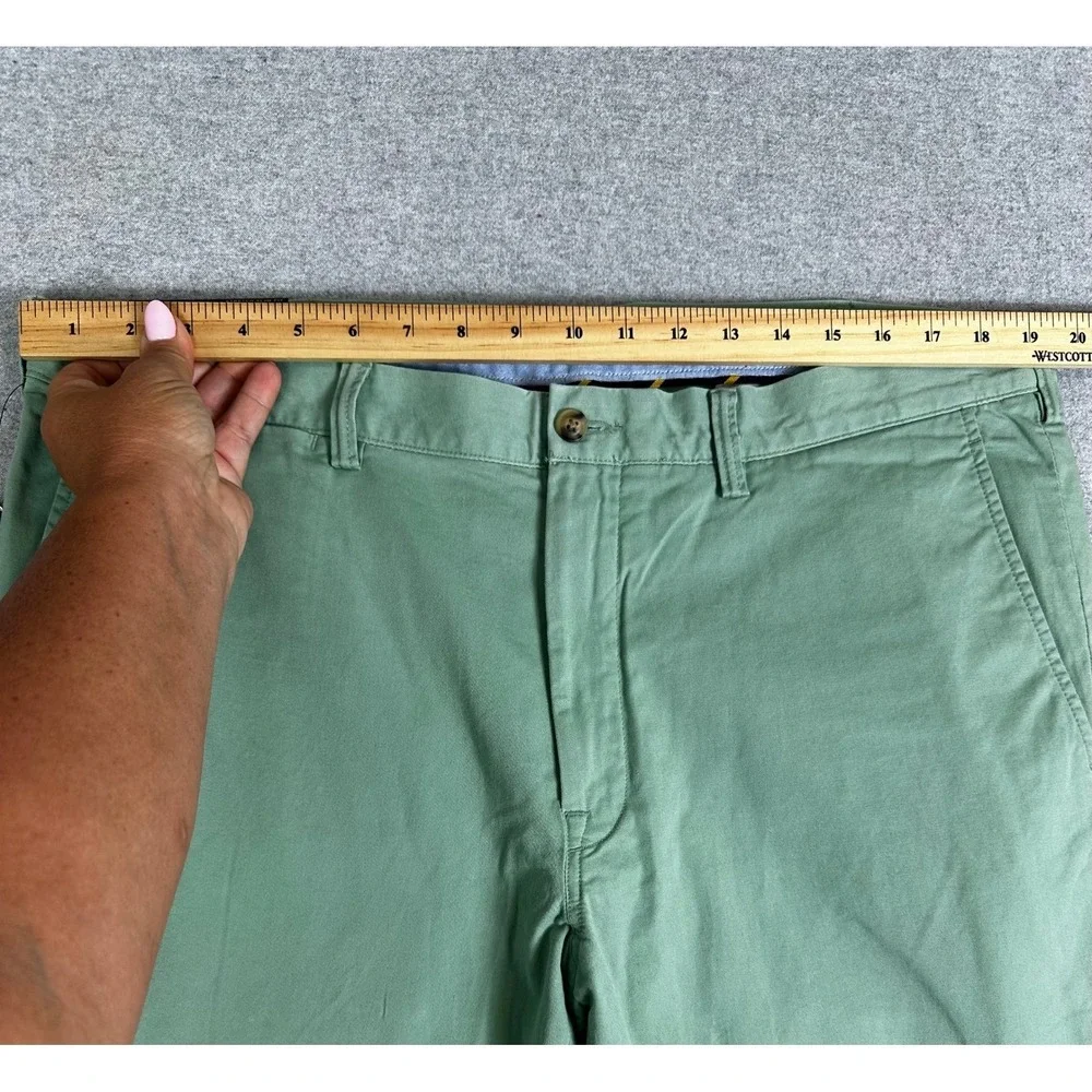 Polo Ralph Lauren Chino Pants‎ Mens 38x34 Green Stretch Slim Fit Twill NWT NEW